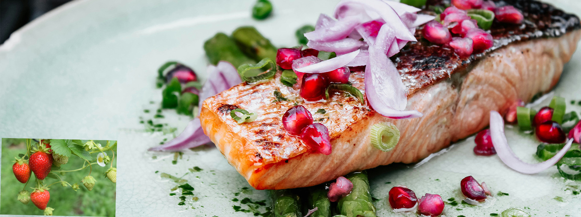 Fragole, un filetto di pesce e olio d’oliva per la salute del cervello