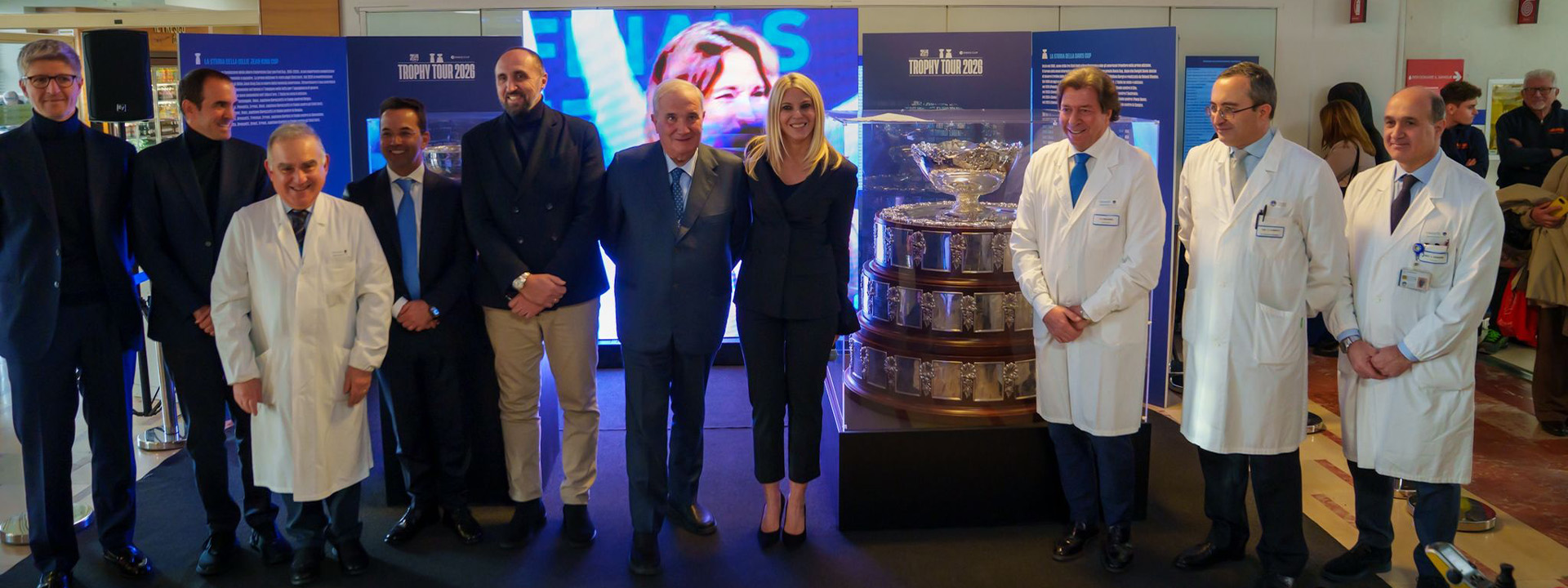 Il tennis mondiale e Tennis & Friends fanno tappa al Gemelli