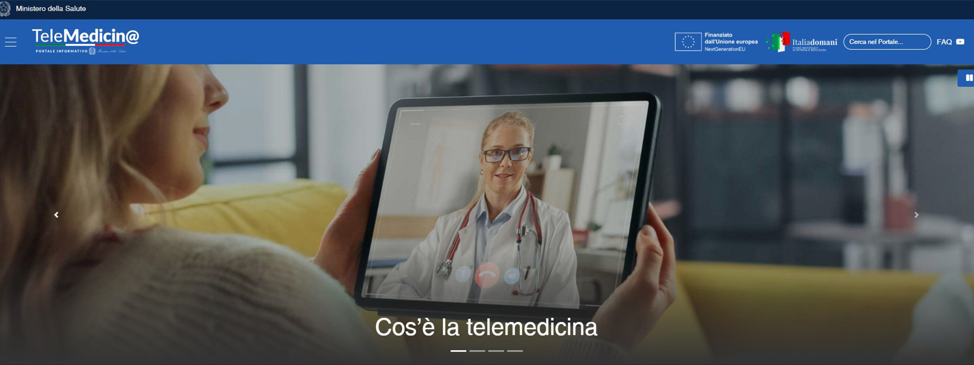 E’ online il Portale Nazionale di Diffusione della Telemedicina