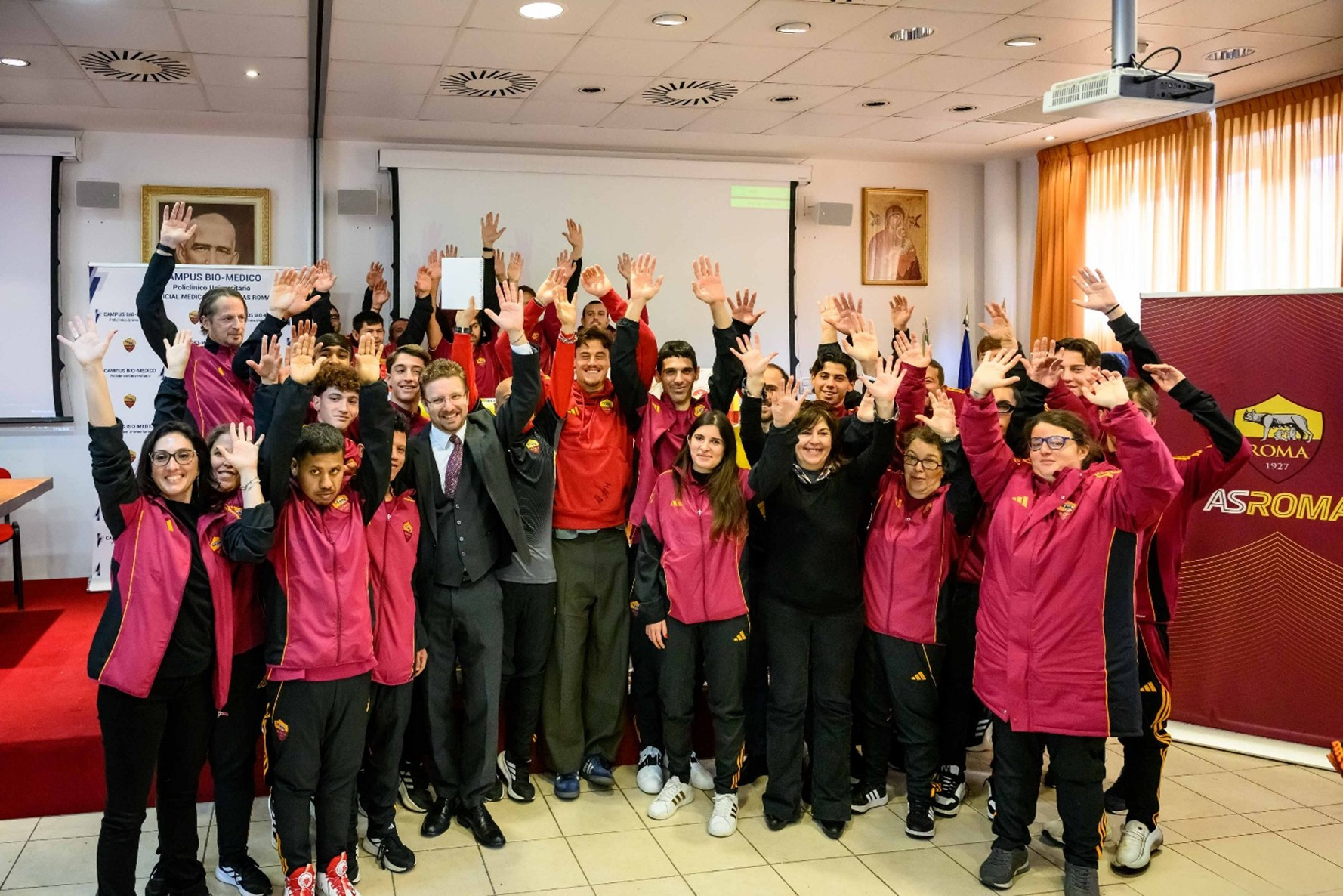 Campus Bio-Medico – Grande alleanza con l’AS Roma e l’Opera Don Calabria di Primavalle