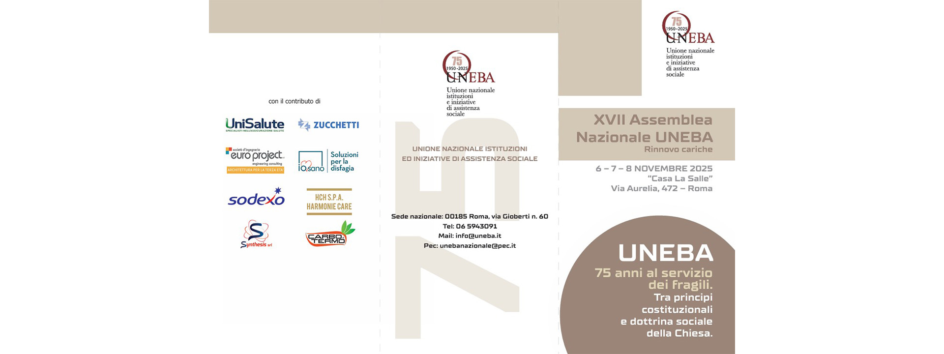 Mattarella: “L’Italia è riconoscente a operatori e volontari degli enti Uneba”