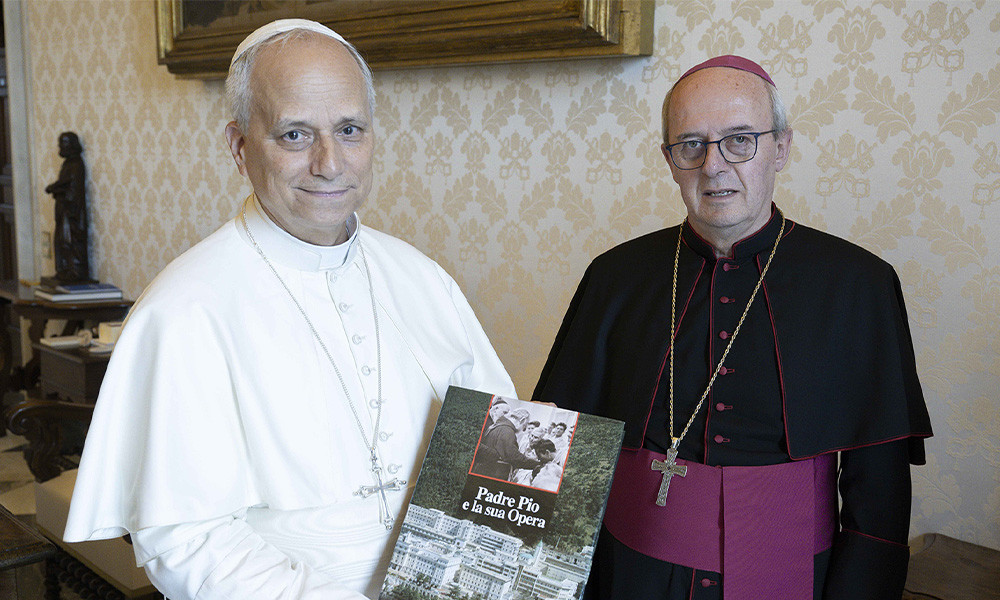 Casa Sollievo della Sofferenza – Leone XIV incontra per la prima volta l’Opera di S. Pio